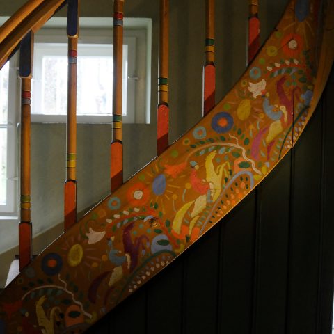 Das Treppengeländer - ebenfalls ein Kandinsky-Gemälde...
