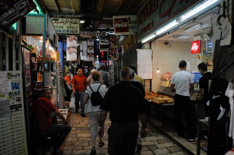 Dicht & dunkel: Die Altstadt von Jerusalem mit den Marktgassen.